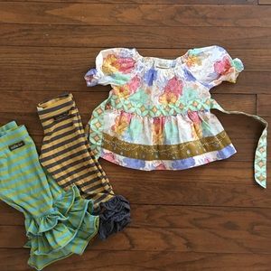 Matilda Jane top with 2 pants!!